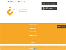 Tablet Screenshot of itcglobaltranslations.com